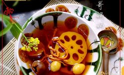 素食之——养身虫草花藕汤