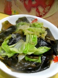白菜叶烧海带