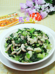 蘑菇炒手捏菜