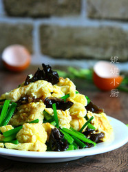 韭菜苔炒鸡蛋