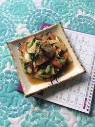 腊肉炒油菜