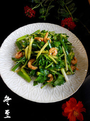 东北虾皮老虎菜