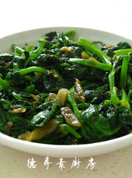 腌菜炒豌豆尖