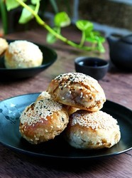 芝麻酱烧饼