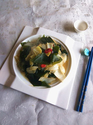 白菜炒海带