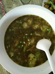 丝瓜雪菜汤