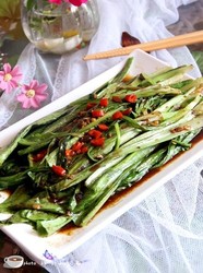 豆豉油麦菜