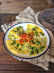 农家韭菜鸡蛋饼
