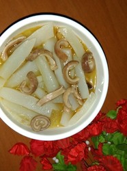 猪肚炖菜薹