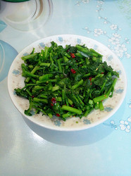 家常炒油菜条