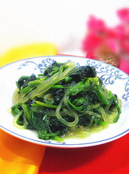 蒜香菠菜粉条