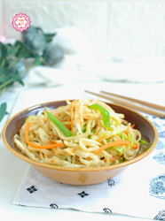 素炒饼丝