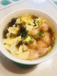 紫菜虾滑汤