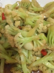 素炒菜花