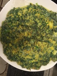 荠菜蛋饼