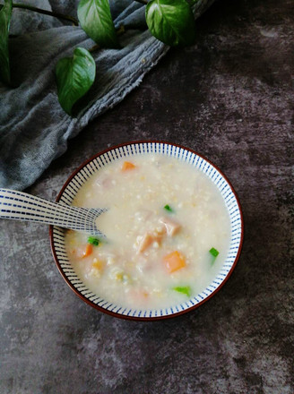 火腿蔬菜燕麦粥