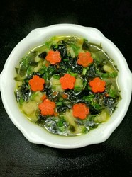 海白菜面疙瘩汤