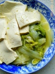 东北白菜炖豆腐