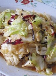麻辣圆白菜