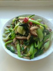 简体版香菇烧油菜