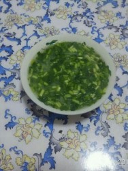 土豆韭菜汤