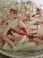 酸甜爽脆腌萝卜