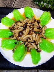蚝油青菜蟹味菇