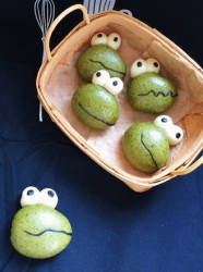 青蛙弗洛格馒头（菠菜版）
