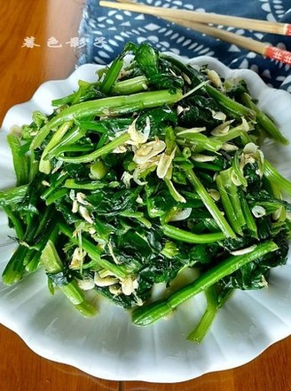 虾皮炒菠菜