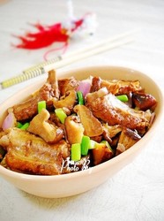 孜然香菇炖排骨