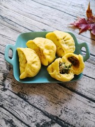 南瓜韭菜大包子