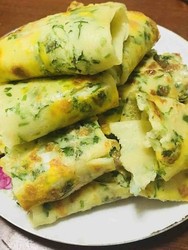 香菜蛋卷