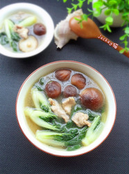鲜香菇白菜汤