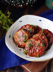 莲藕肉饼