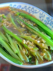 白灼油麦菜