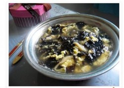 紫菜榨菜蛋花汤