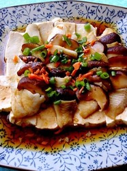 豆腐香菇蒸鲷鱼