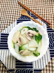 地瓜炒小白菜