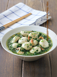 荠菜烩鲜菇