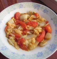 番茄扒白菜