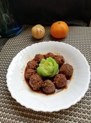 菜花牛肉丸