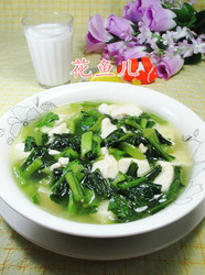 油菜蕻煮豆腐