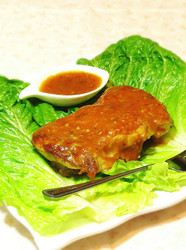 蒜香红椒鸡腿