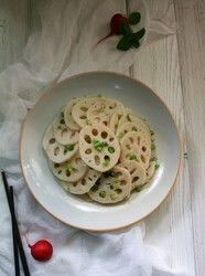 椒油葱香藕片