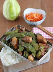 油豆角炖肉