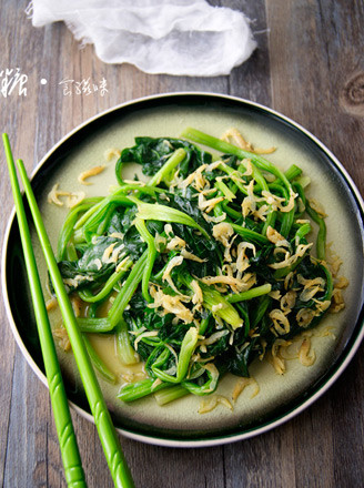 虾皮炒菠菜
