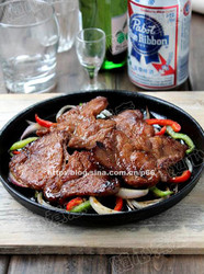 铁板蜜汁梅花肉