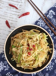 家常素炒饼