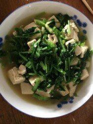 小白菜炖豆腐