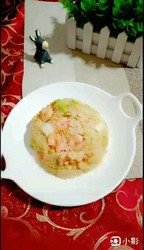 虾仁白菜炒饭